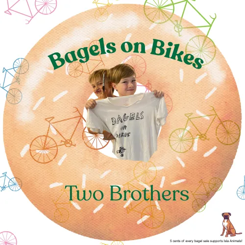 Two Brothers Bagels on Bikes